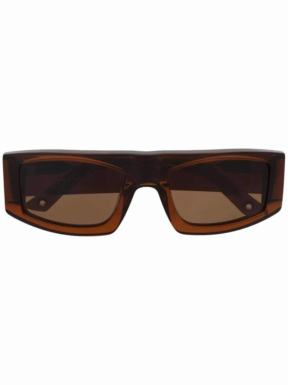 

Солнцезащитные очки Seven в геометричной оправе G.O.D Eyewear, коричневый
