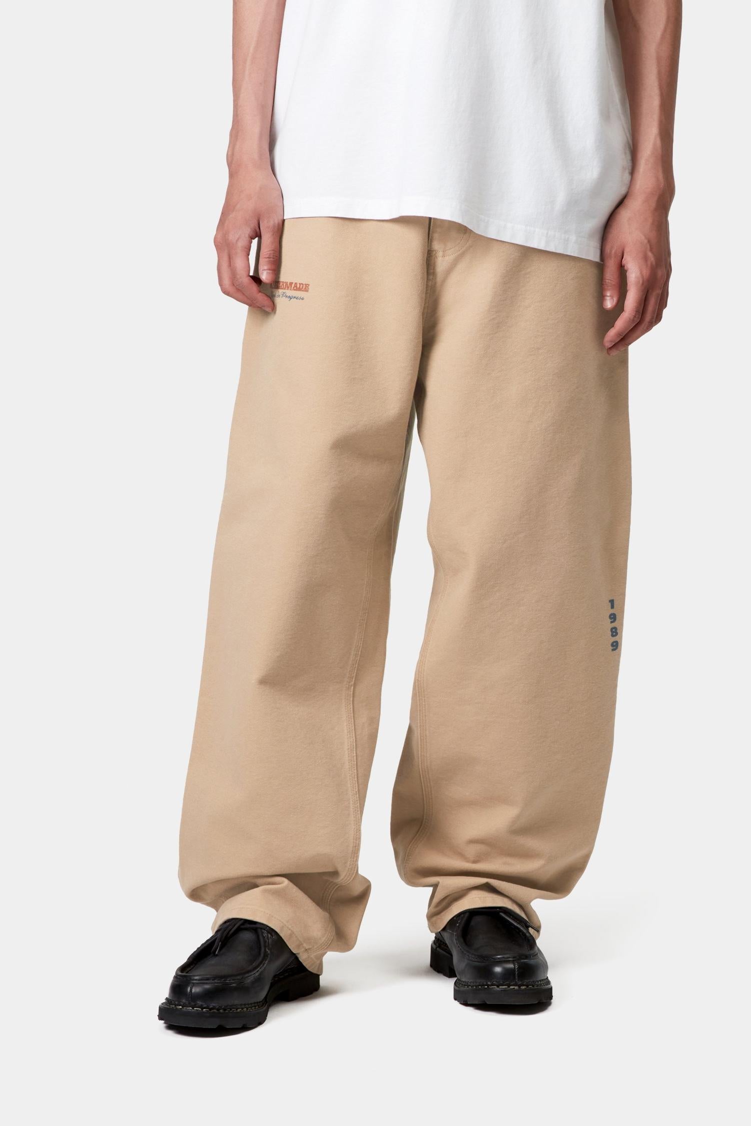 

Брюки OG Single Knee Graphic из органического канваса Dearborn (100%) Carhartt, коричневый