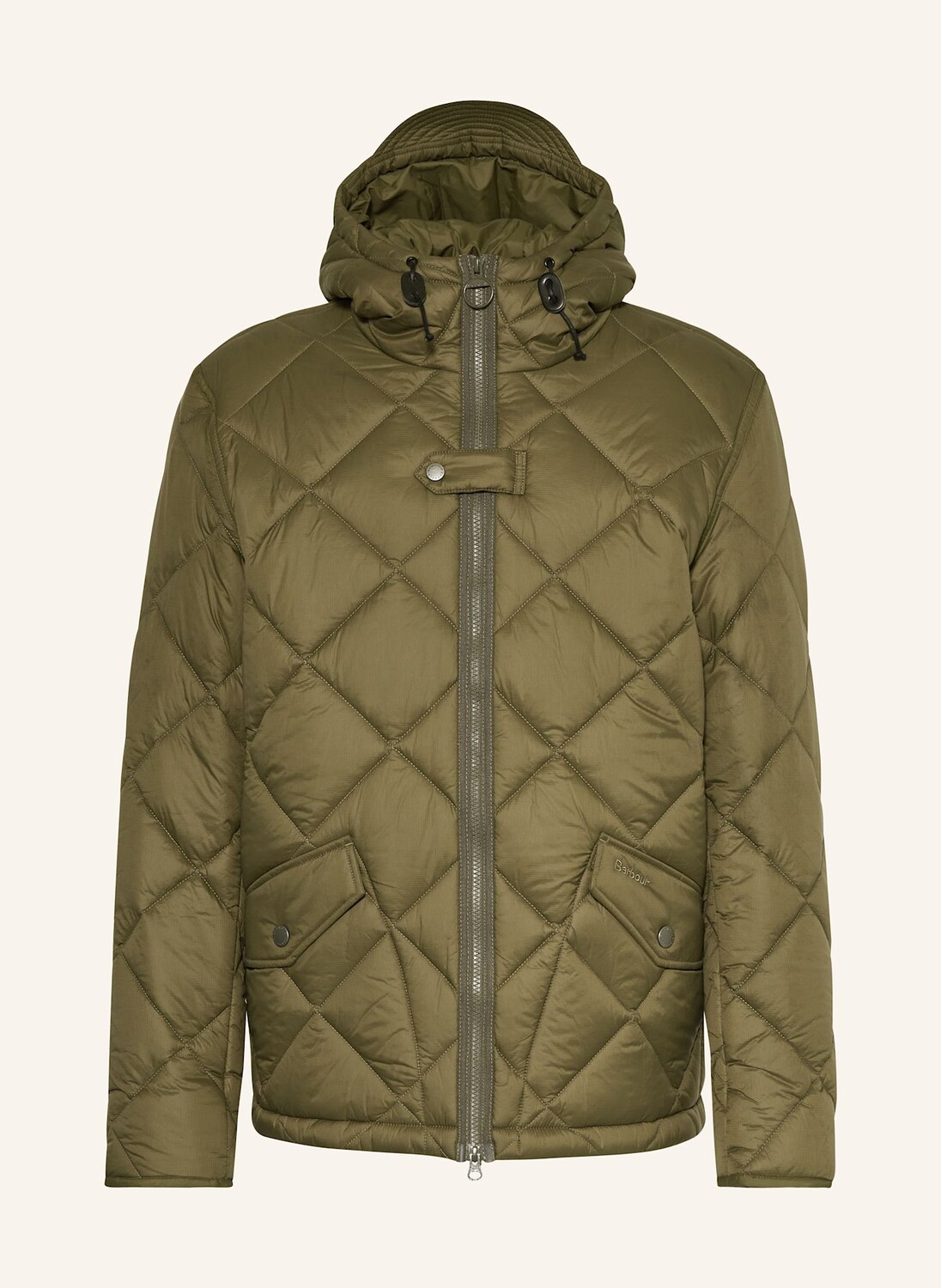 

Стеганая куртка, улучшенная износостойкость Barbour, хаки