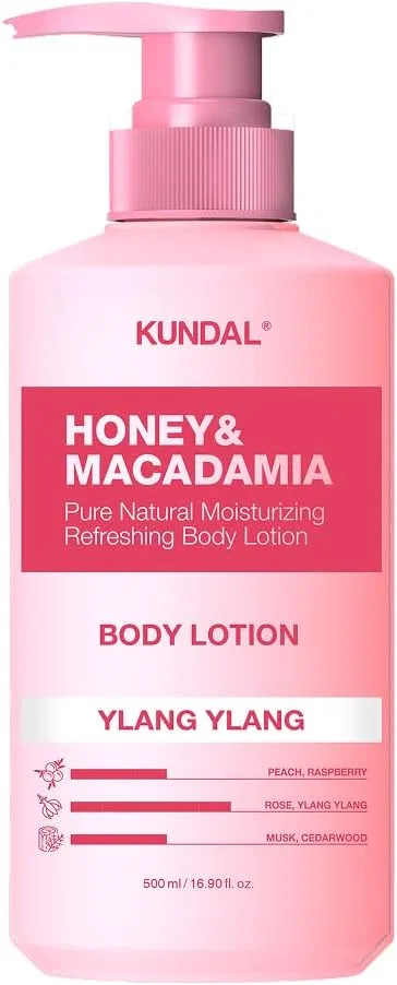 Крем для тела KUNDAL Honey & Macadamia с ароматом иланг-иланг, 500 мл