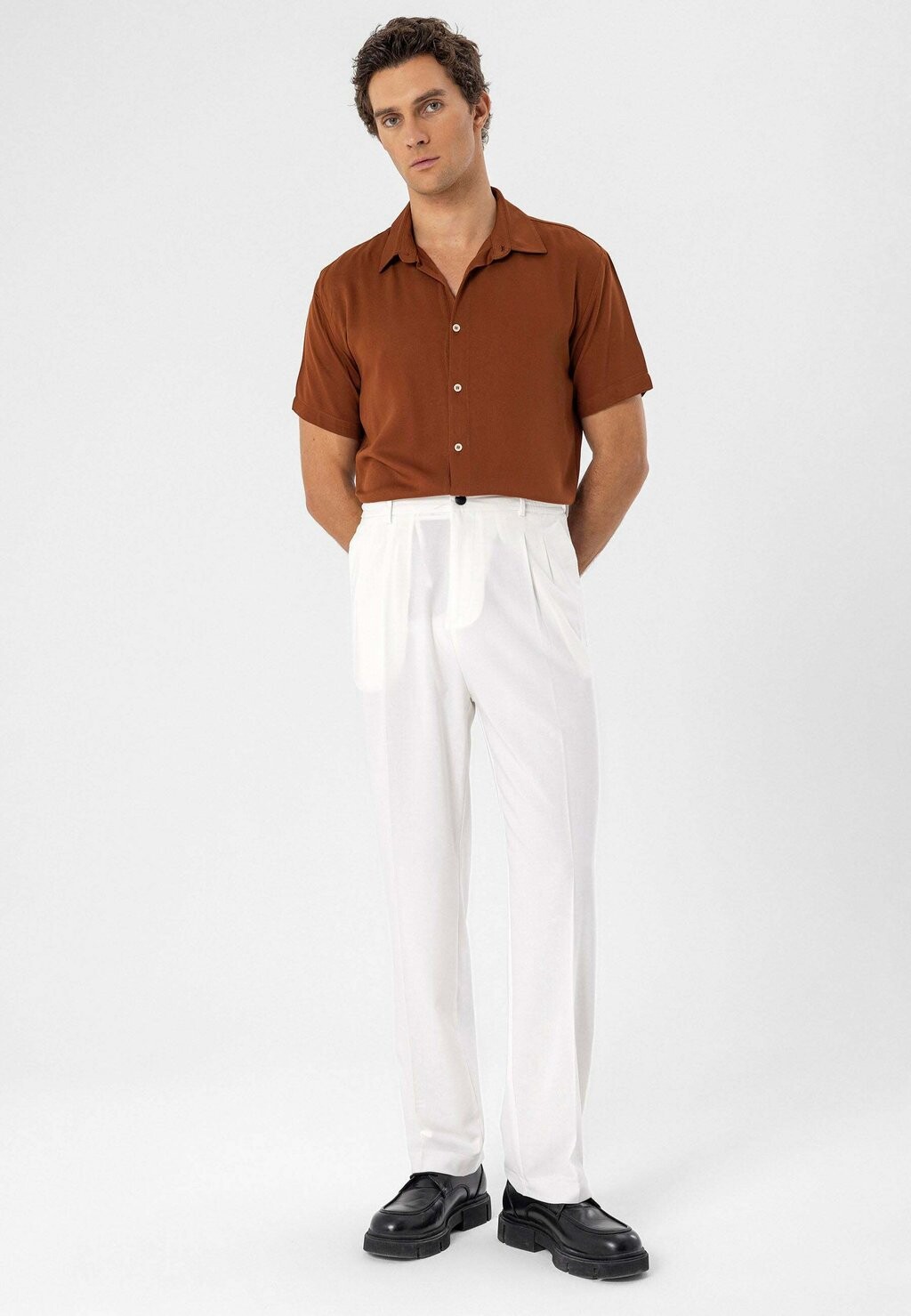 

Рубашка KENT COLLAR CASUAL Antioch, коричневый