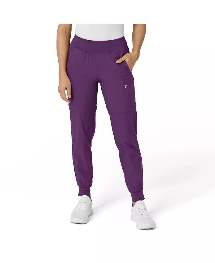 

Женские брюки-карго W123 Comfort Waist Jogger Scrub Wink, фиолетовый