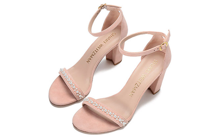 SW One Strap Sandals Женские Нюд Розовый Stuart Weitzman — фото 3