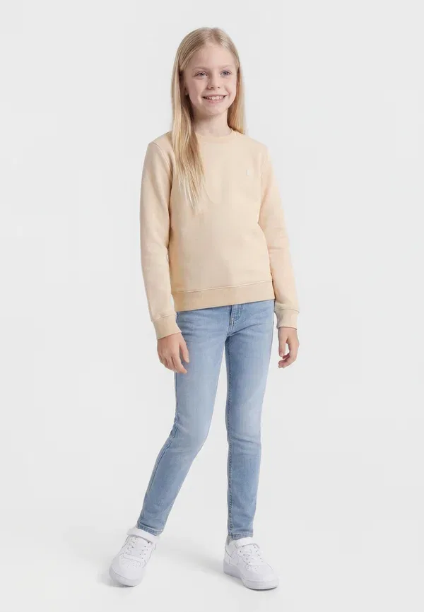 Толстовка Calvin Klein Jeans Mini Badge Sweatshirt, цвет овсяный
