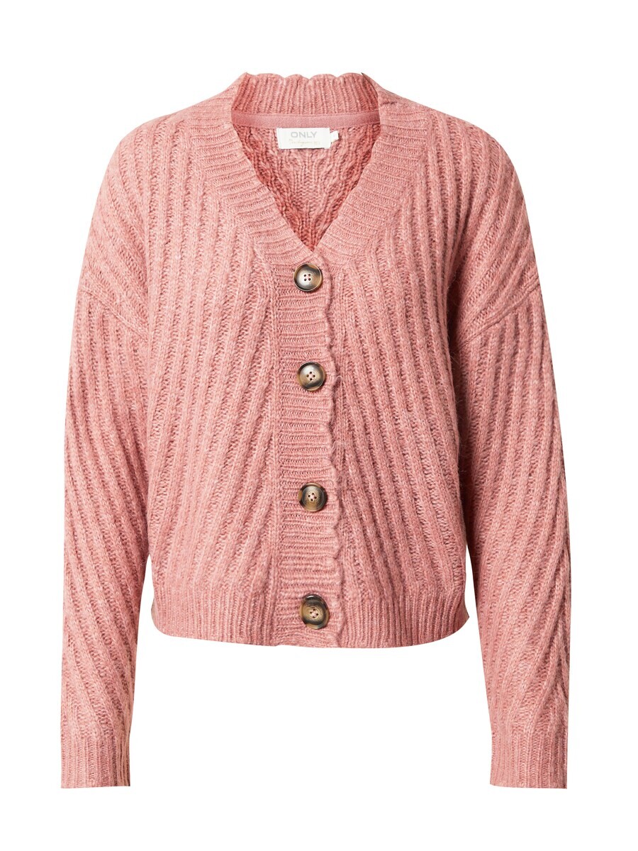 

Вязаный кардиган ONLY Knit Cardigan NEW CHUNKY, темно-розовый