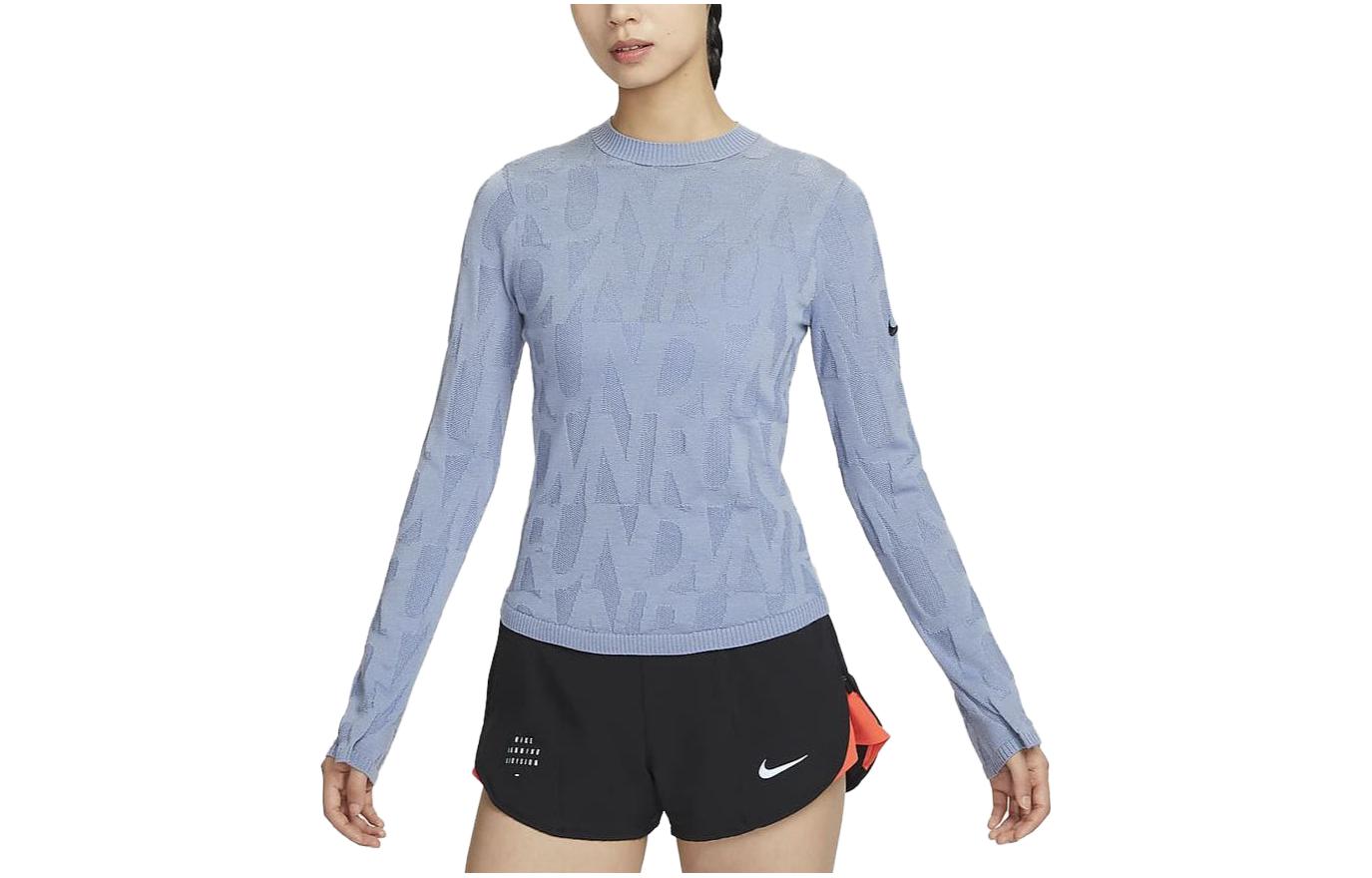 

Nike Футболка женская серо-сланцево-синие
