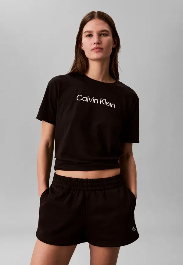 Футболка Calvin Klein Commuter regular tee basic, черный