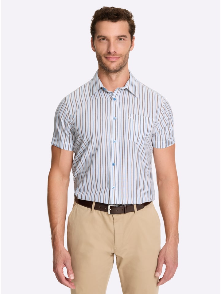 

Рубашка с короткими рукавами в коричневую полоску WITT WEIDEN