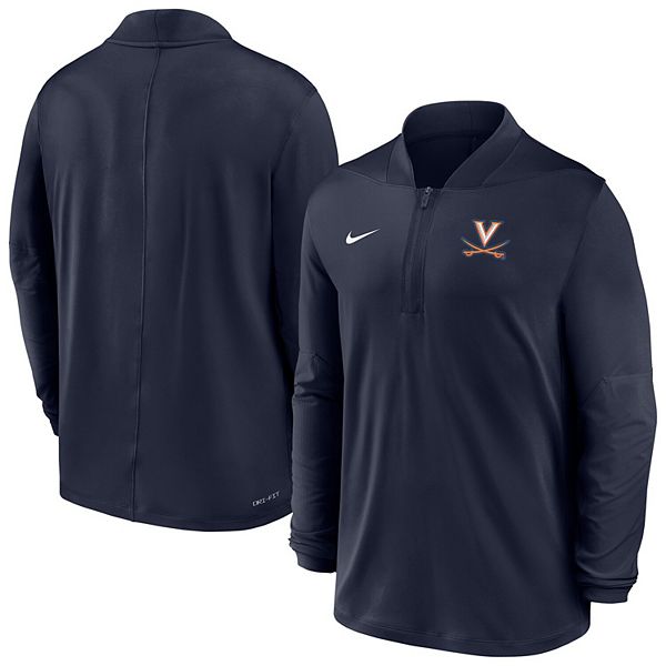 Мужская толстовка Virginia Cavaliers Dri-FIT с полумолнией в темно-синем цвете Nike — фото 2
