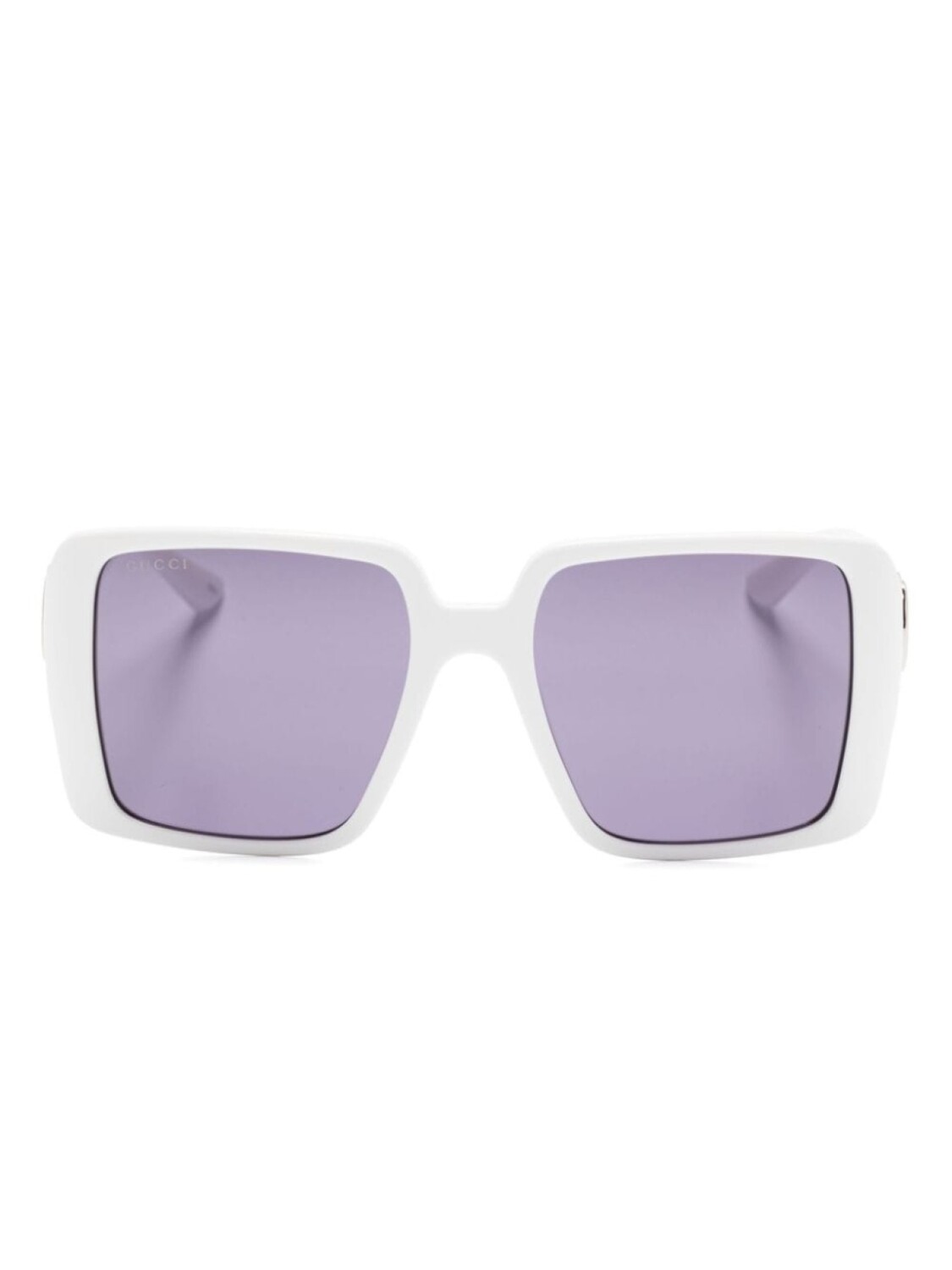 

Солнцезащитные очки Gucci Eyewear в квадратной оправе, белый