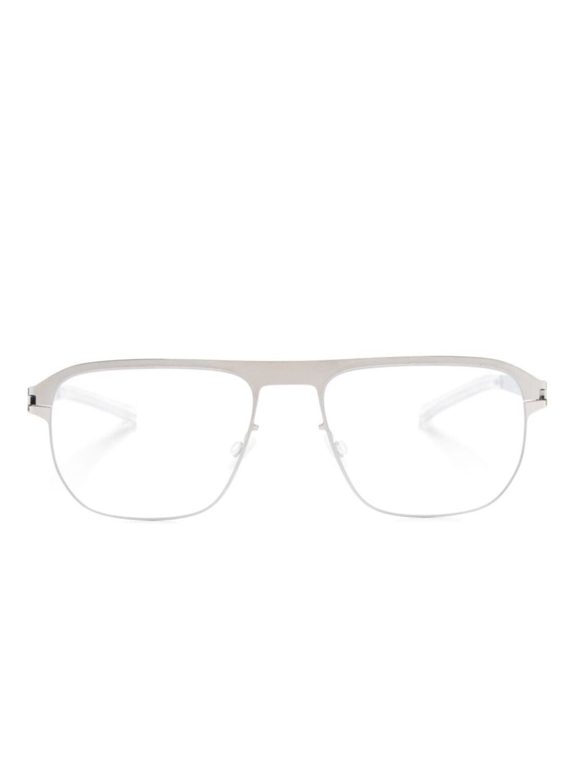 

Mykita очки Lorenzo в прямоугольной оправе, серебристый