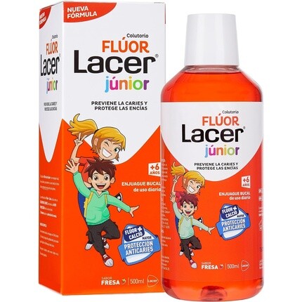 

Colut Fluoride ополаскиватель для рта со вкусом клубники 500 мл, Lacer