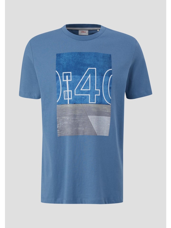 

s.Oliver Футболка 54D1 светло-голубого цвета, Синий, s.Oliver Футболка 54D1 светло-голубого цвета