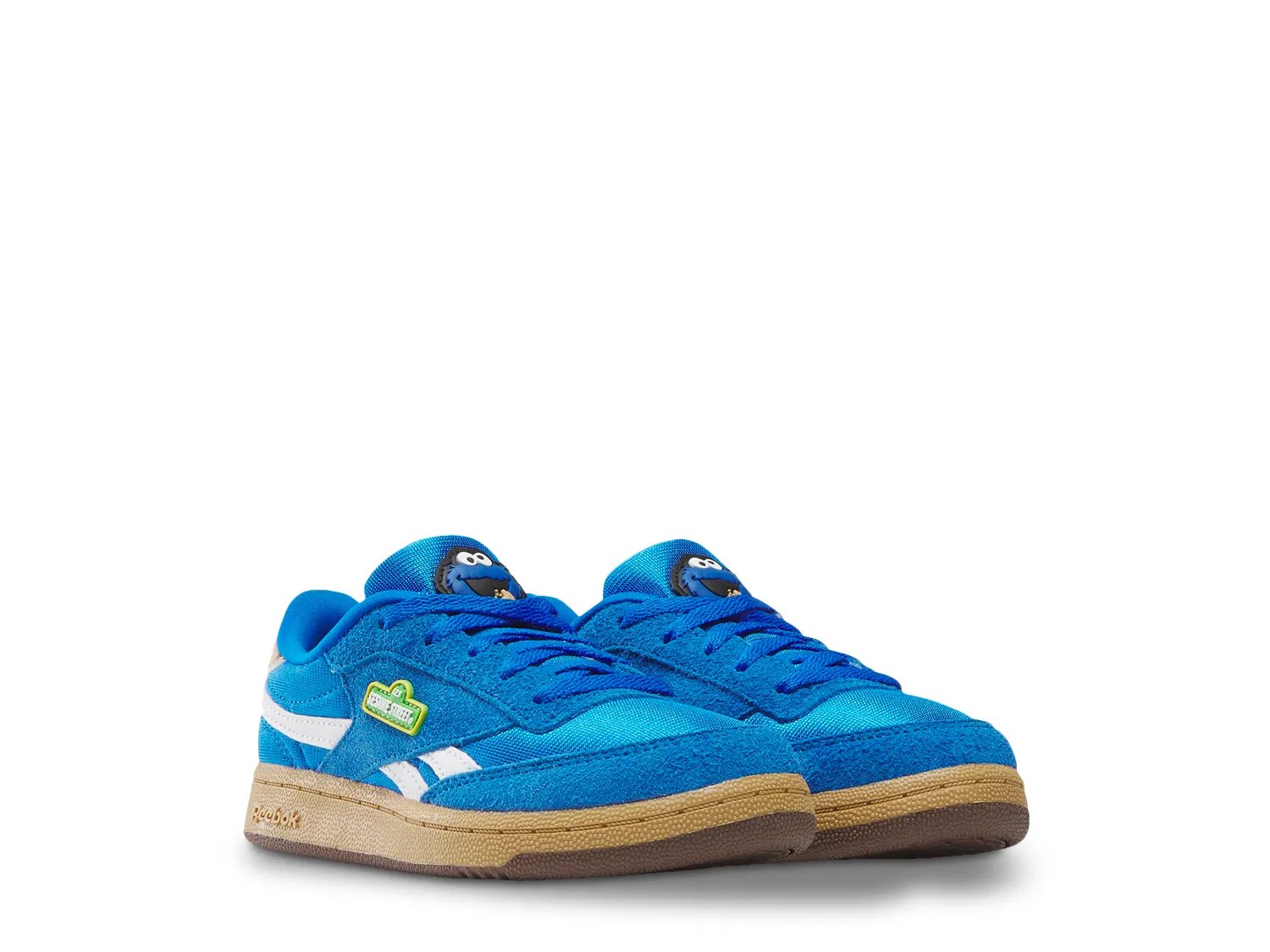 Кроссовки Reebok x Sesame Street Club C Revenge Sneaker - Kids', синий — фото 2