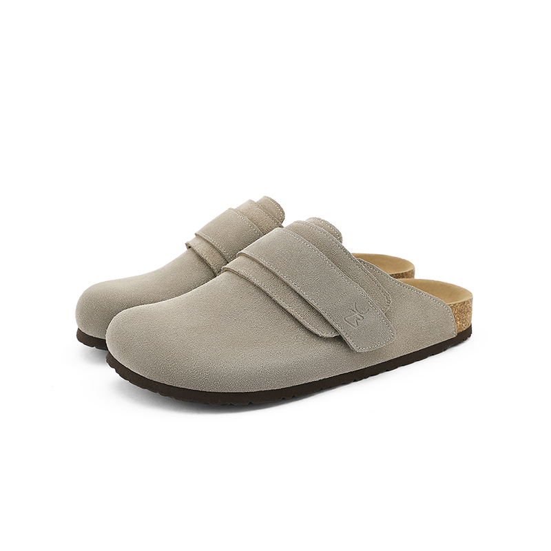 UBZ Мужские тапочки EVA с закрытым носком — хаки, цвет Khaki — фото 4