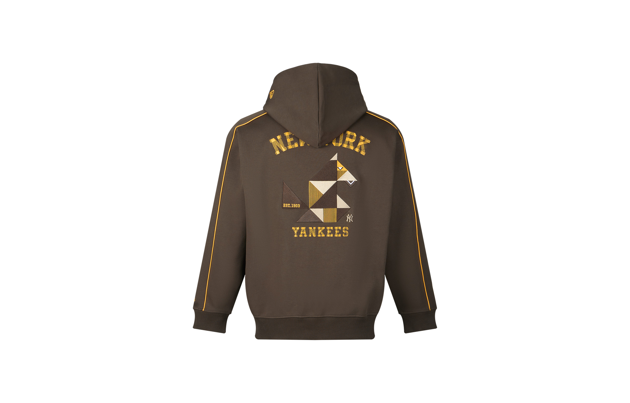 

New Era Толстовка мужская коричневая с капюшоном Moderate Cardigan