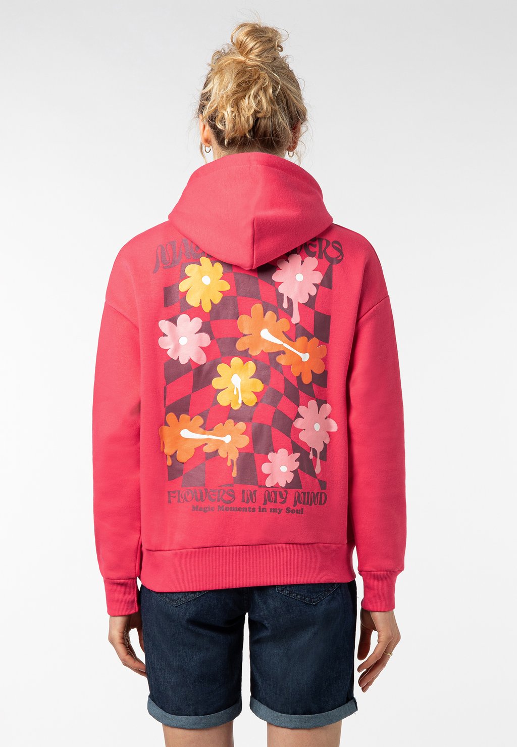 

Толстовка MIT BLUMEN BACKPRINT - Hoodie Eight 2 Nine, розовый