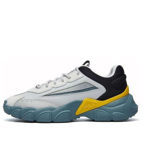 

Кроссовки fashion sneakers grey/yellow Fila, серый
