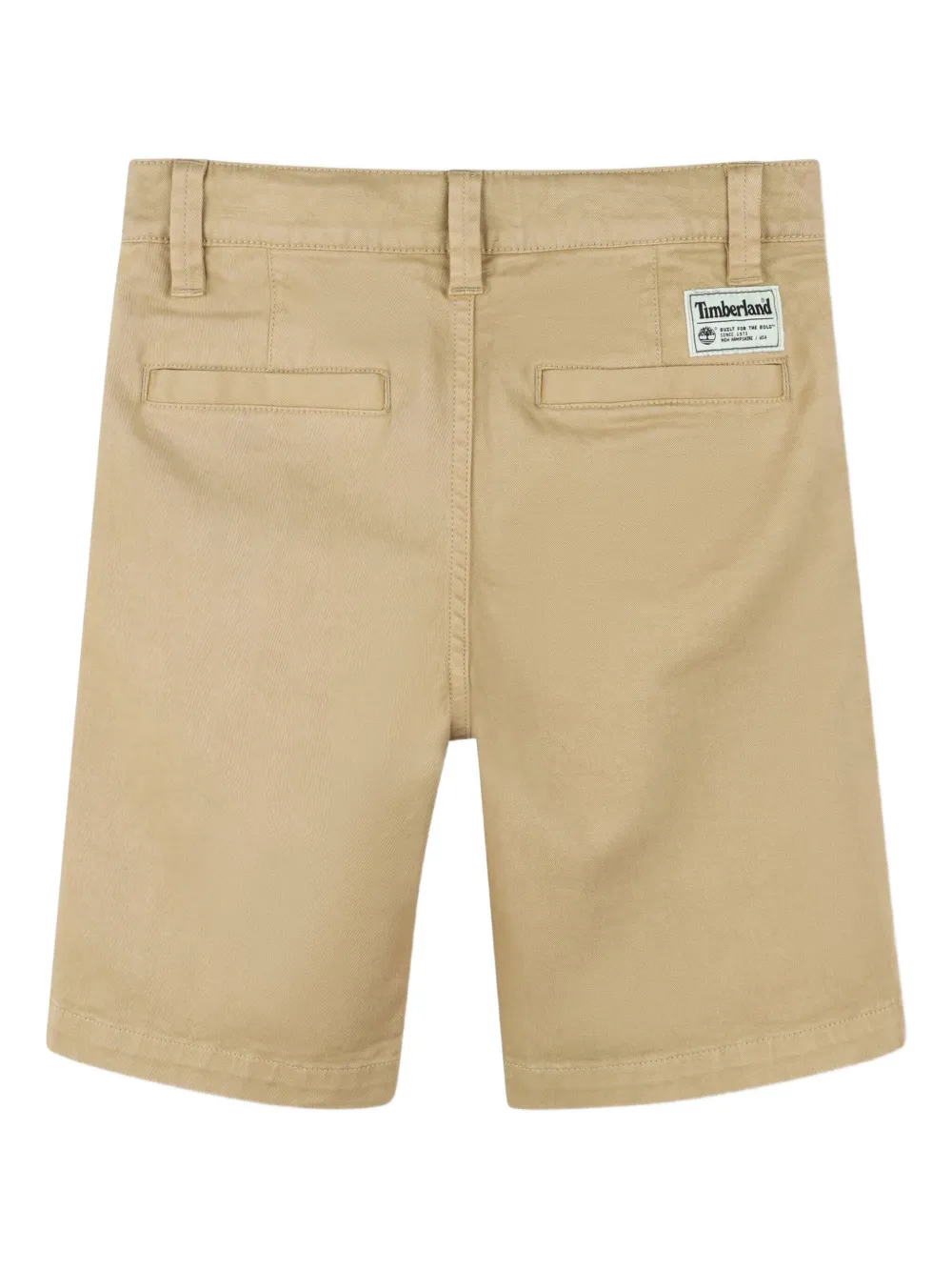 Хлопковые шорты на пуговицах Timberland Kids, нейтральный — фото 2