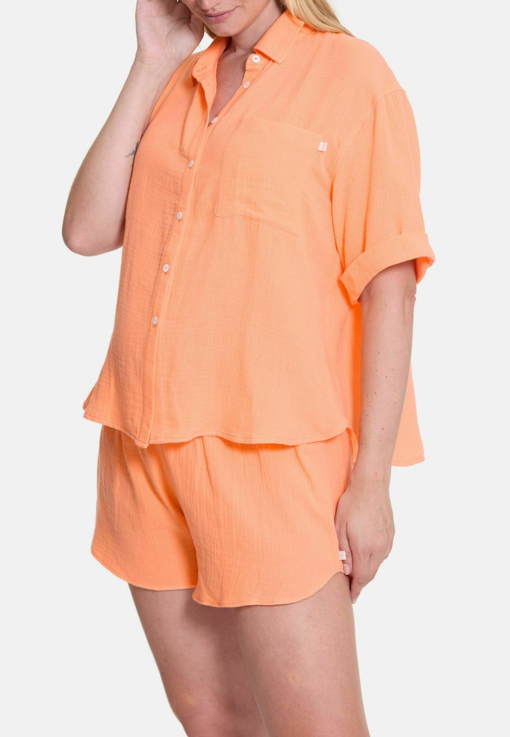 

Пижамный комплект MATERNITY AND NURSING ICE CREAM - Pyjamas Cache Coeur, оранжевый