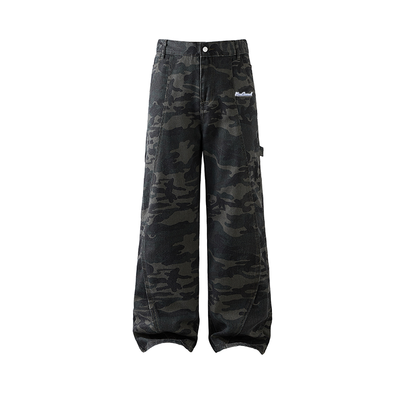 

VanCamel Джинсы мужские Camouflage Moderate Flared