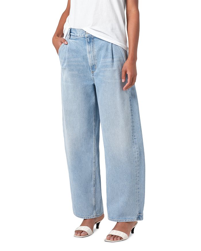

Джинсы Darsha High Rise Wide Leg в реплике AGOLDE, синий