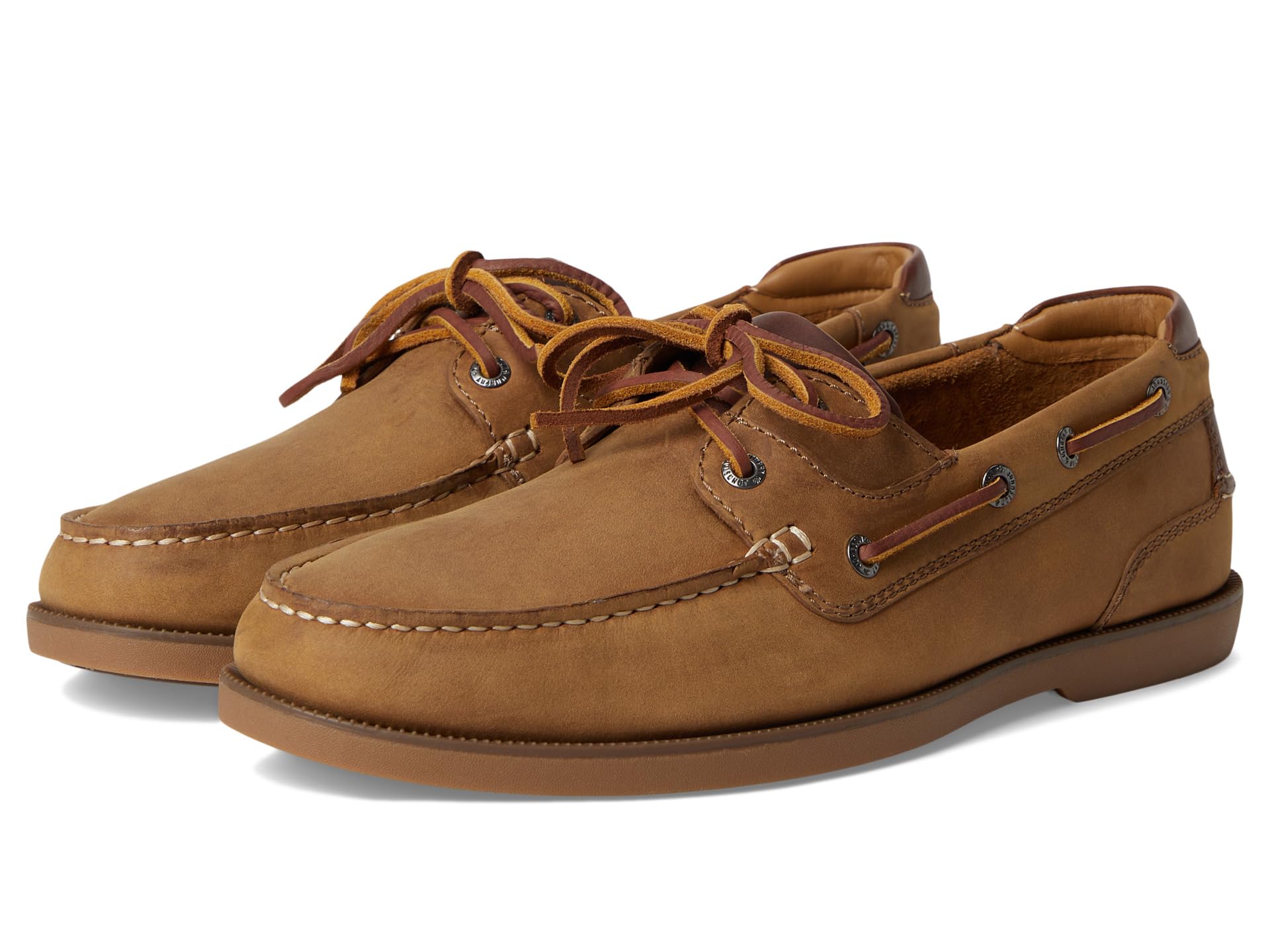 Туфли Johnston & Murphy Ventura 2-Eye Boat Shoe, цвет Tan Full Grain