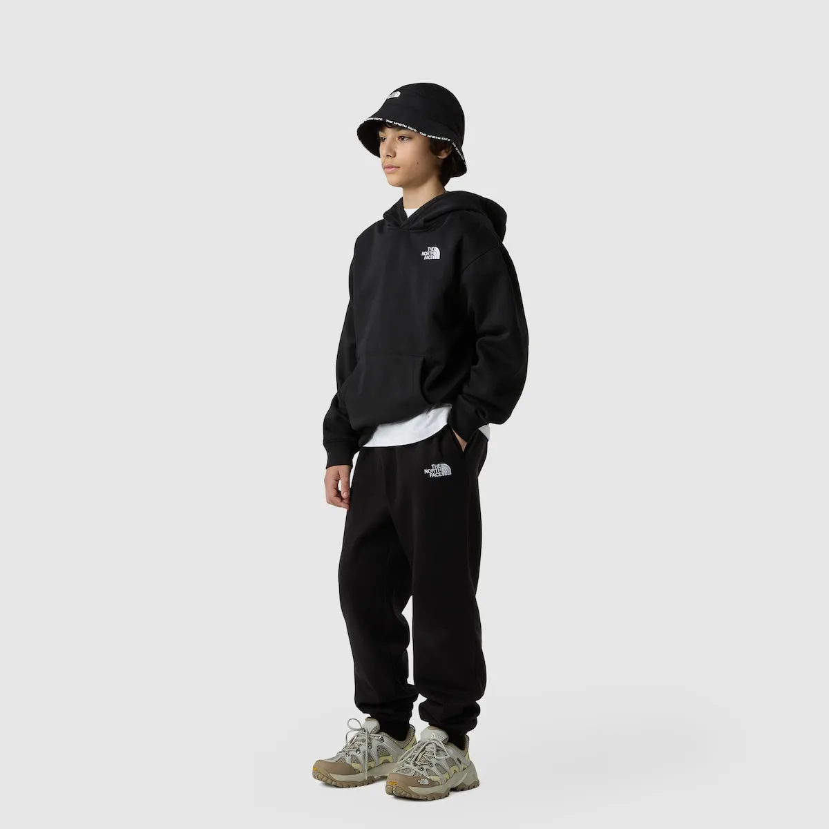 Детские спортивные брюки Essential с широким кроем The North Face, черный — фото 2