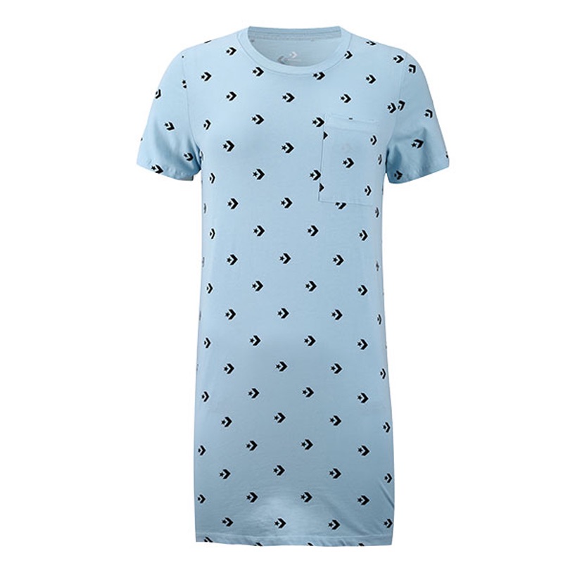 

Converse Футболка женская синяя, Синий, Converse Футболка женская синяя