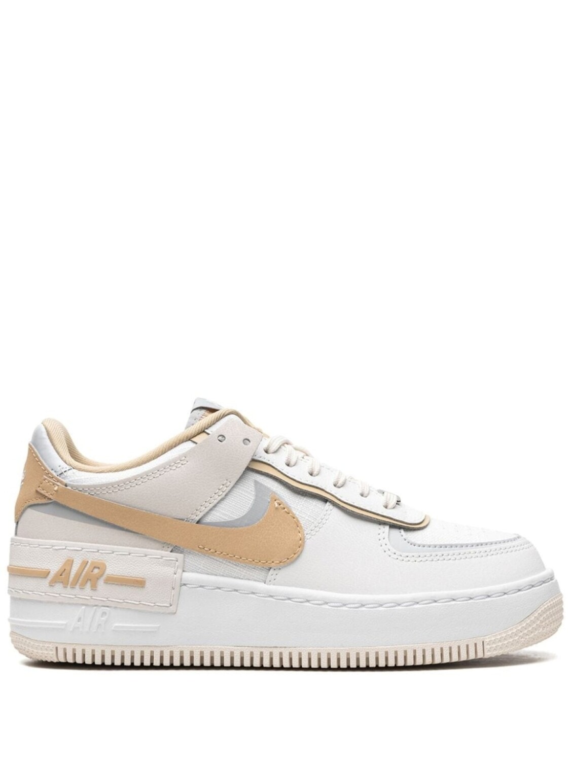 

Кроссовки Air Force 1 Low Shadow Sail Tan Nike, белый, Серый;белый, Кроссовки Air Force 1 Low Shadow Sail Tan Nike, белый
