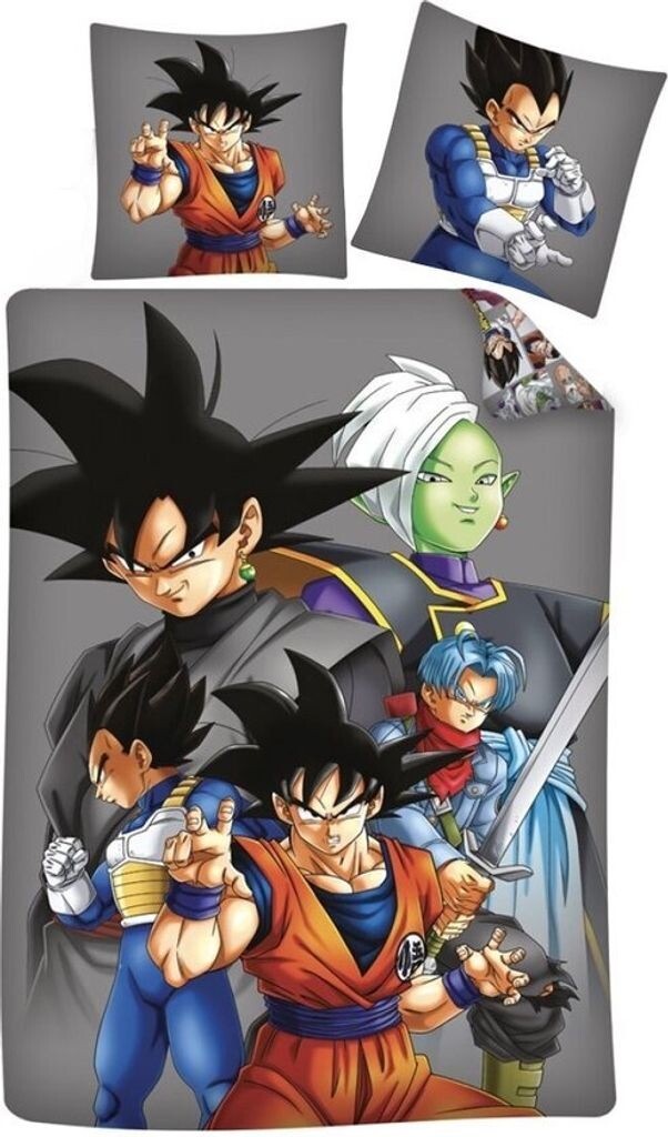 

Пододеяльник Dragon Ball серый Aymax