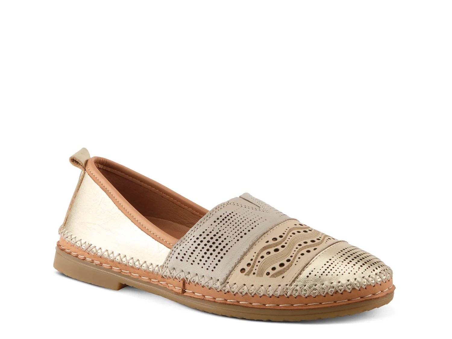 Слипоны Spring Step Highwest Slip-On, золотой металлик