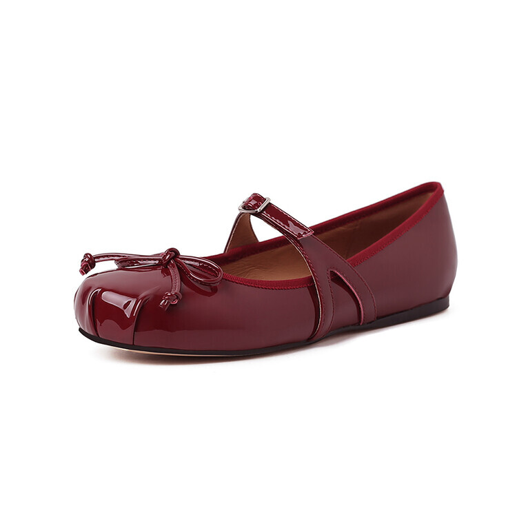 

Туфли женские повседневные Women's Casual Shoes Women's Balletcat, цвет Burgundy