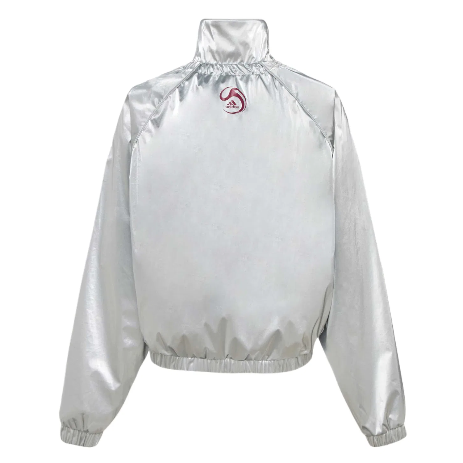 Куртка женская Metallic Silver, стойка, средняя посадка Adidas — фото 3