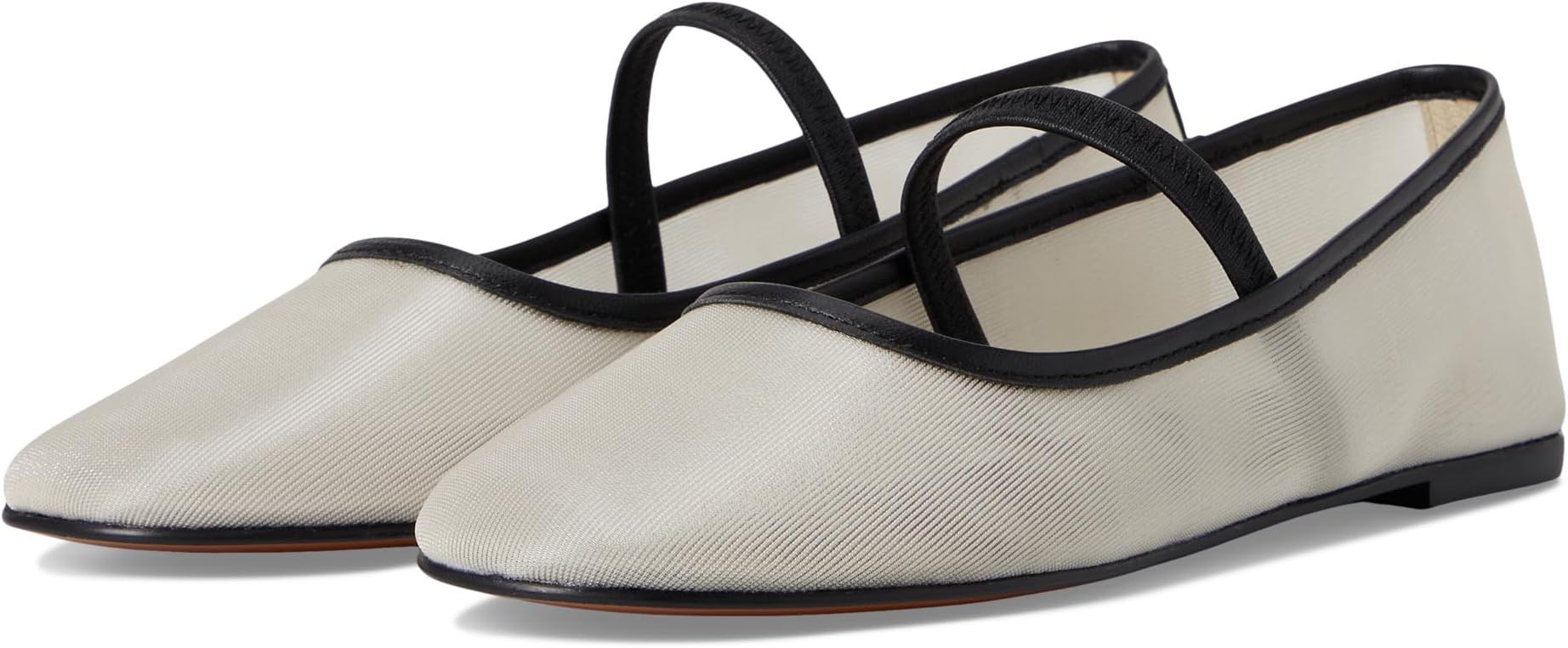 Балетки Madewell Women's Cosme Elastic Mary Jane, Ecru Multi