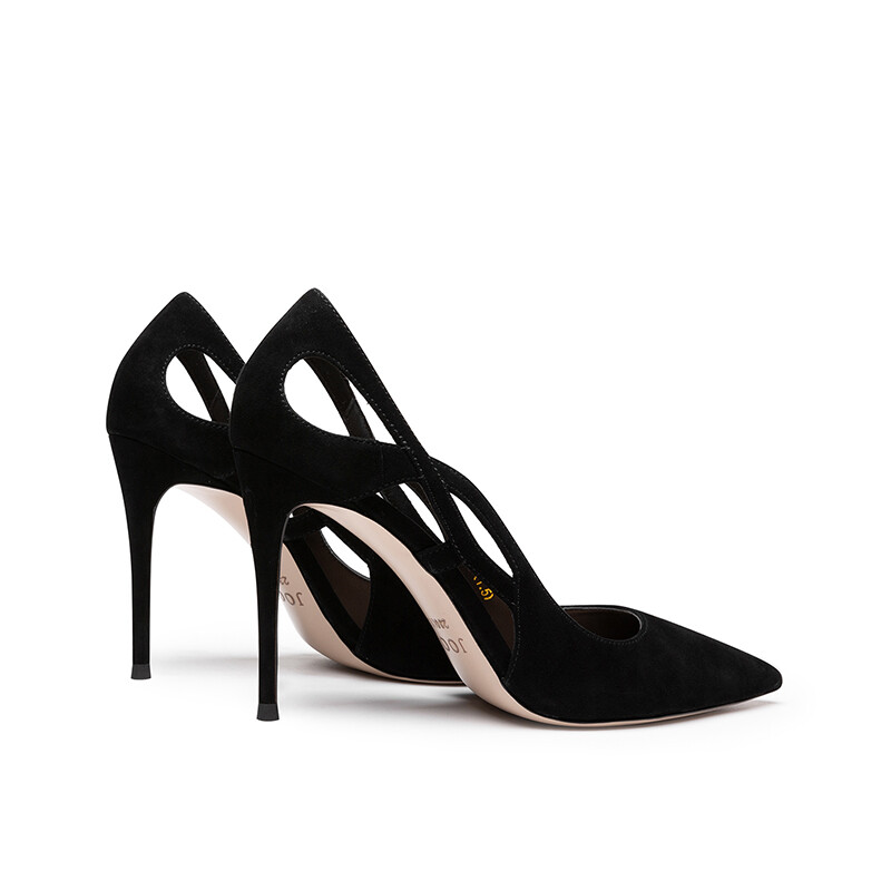 Туфли женские на высоком каблуке Jooc, цвет Sexy Black [Heel height 7cm] — фото 3