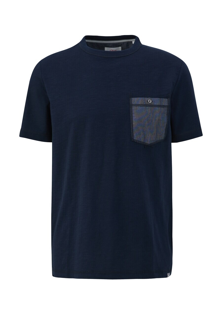 

Футболка s.Oliver, темно-синий/пятнистый синий