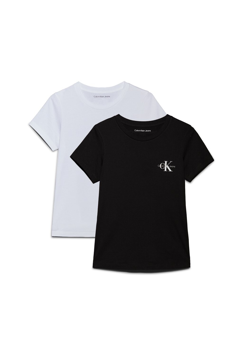 Базовая футболка MONOLOGO SLIM TEE 2 PACK Calvin Klein, черный — фото 2