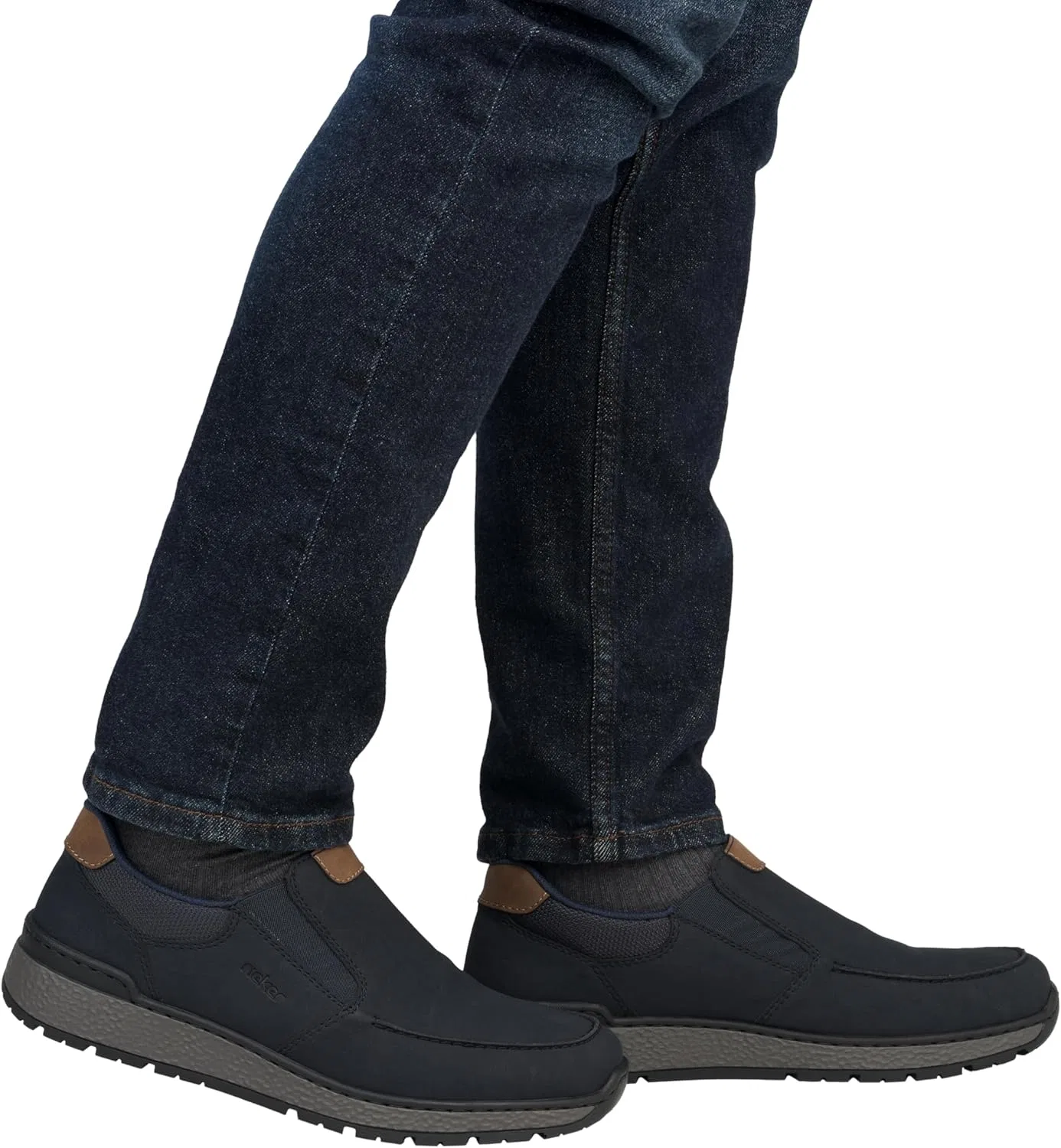 Туфли Rieker Herren Rieker B9062 Schnürhalbschuhe, Blue — фото 2