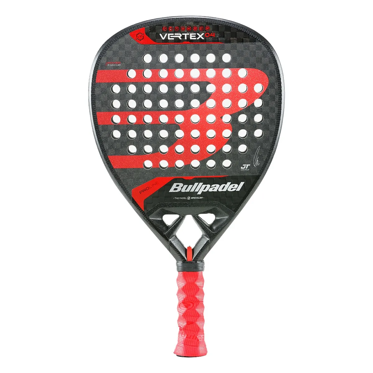 

Vertex 04 24 Ракетка для весла Bullpadel, черный/красный