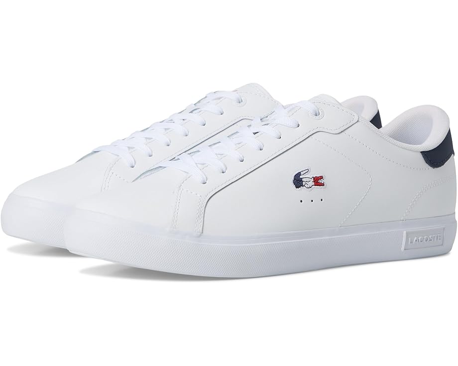 

Мужские кроссовки Lacoste Powercourt Leather, White/Navy/Red