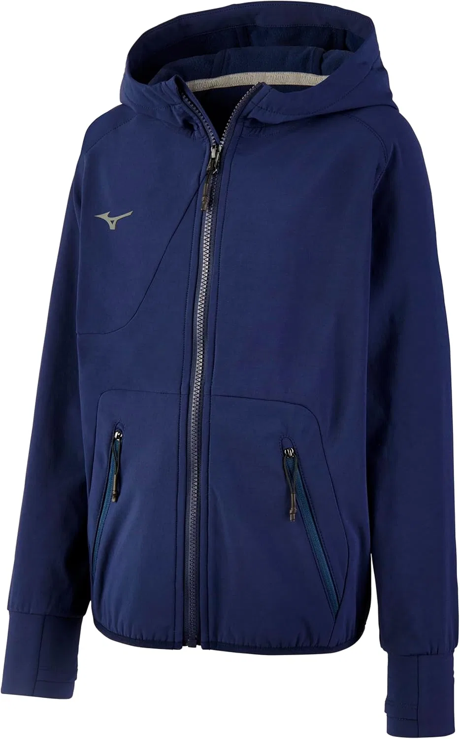 Куртка Mizuno Youth Power Warm-up Hoody, Navy