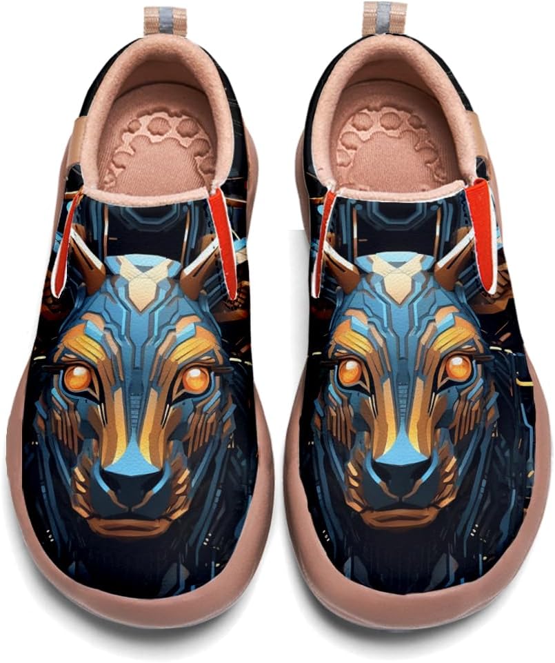 

Мужские повседневные лоферы Onehorse на шнуровке, кожаные кроссовки, удобные и легкие, с легкой надевкой, с художественной росписью, для путешествий, Mechanical Organisms - N5