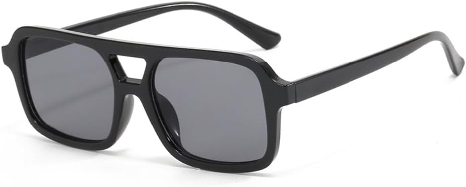 

Защитные очки для активного отдыха на открытом воздухе, солнцезащитные очки Beam, персонализированные солнцезащитные очки в маленькой оправе в стиле ретро для женщин HHZZYVY, Black Grey