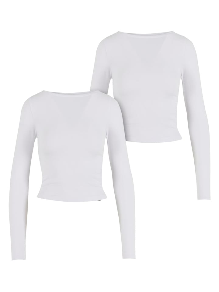 

Лонгслив Urban Classics, цвет white+white