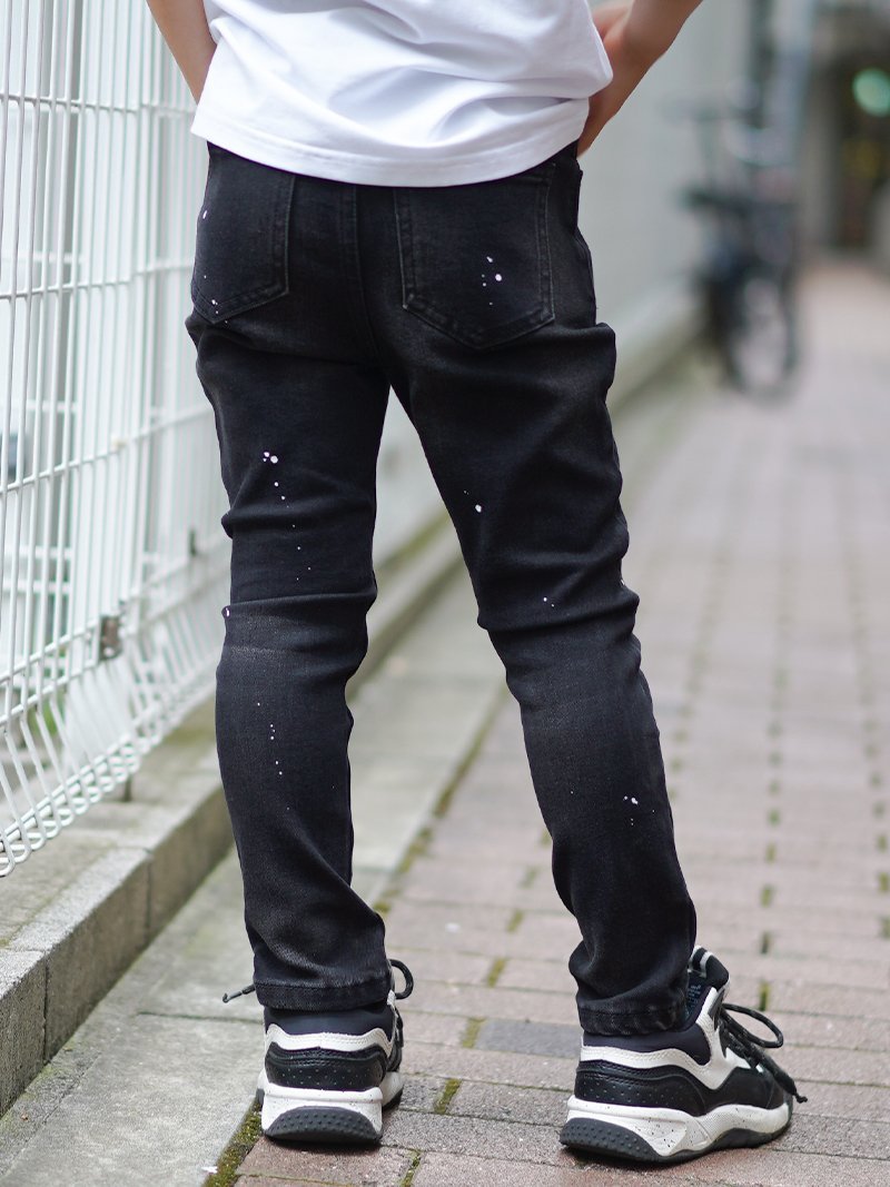 Джинсы Kids Scattered Denim L/P Retro Engine, Black — фото 2