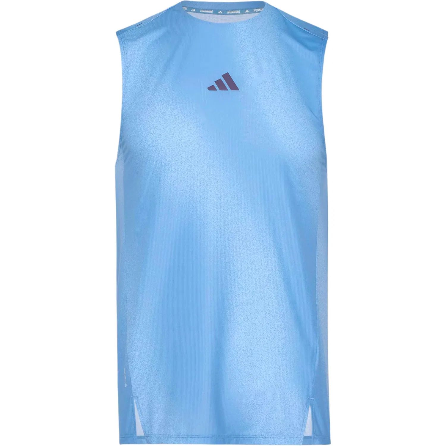 Майка для бега мужская White/Smoke Blue Adidas