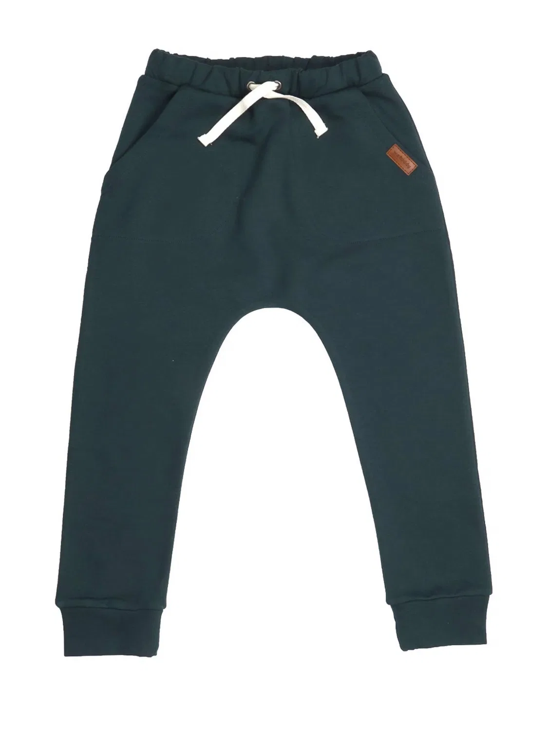 Брюки Walkiddy Regular Pants Unifarben Jogger зеленого цвета