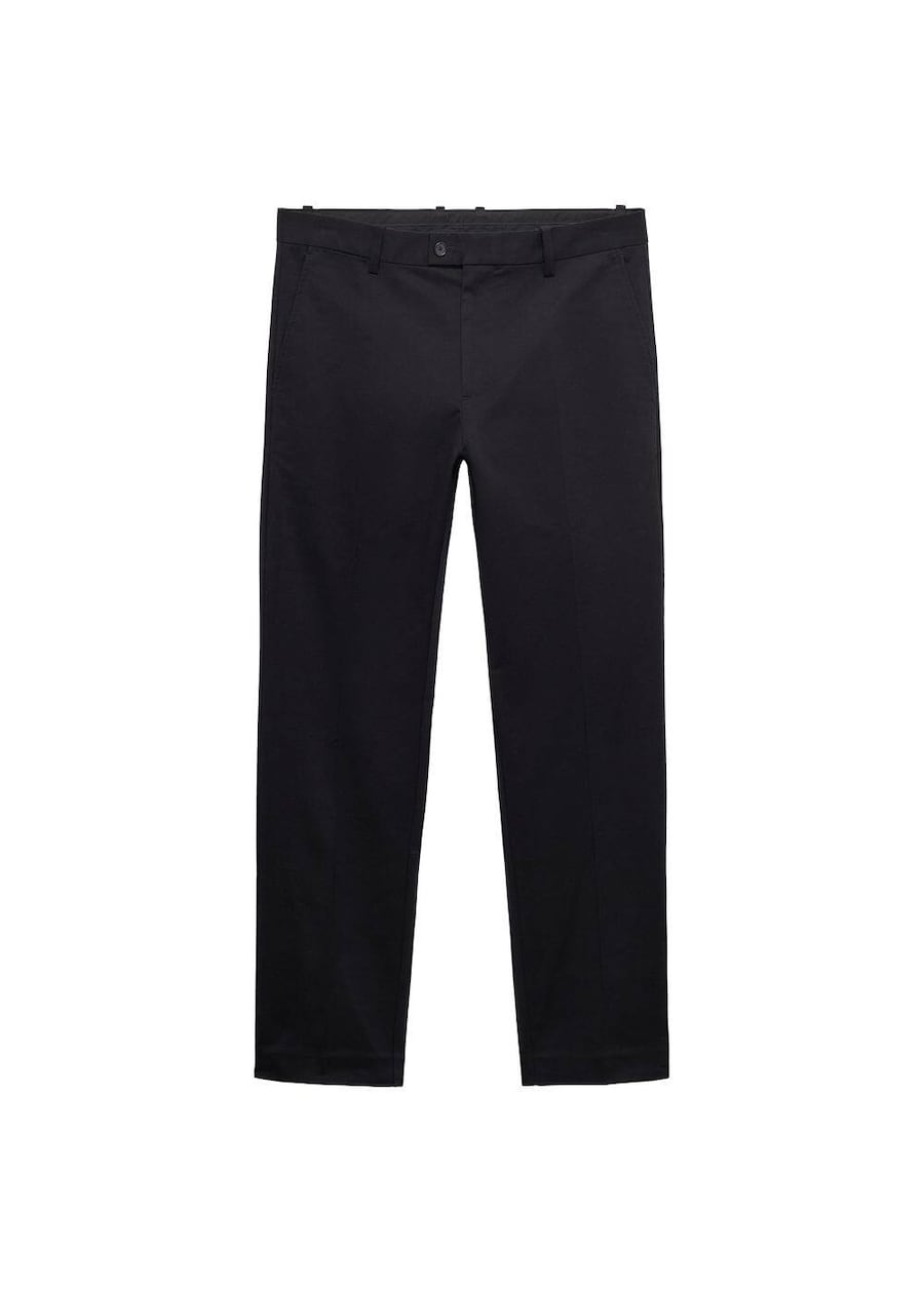 

Обычные плиссированные брюки MANGO MAN Nicco, черный