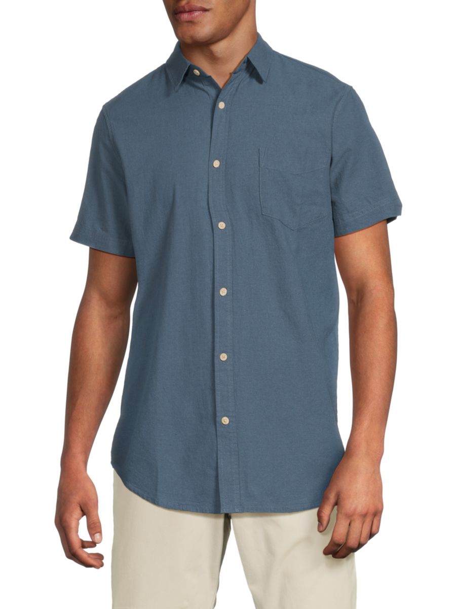 

Рубашка с коротким рукавом Ben Sherman, цвет Ocean Blue